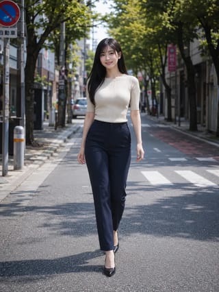 Photo de la personne utilisée pour l’exemple 5 du générateur de bikini IA